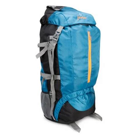 Interlane Sky Blue Polyester Trekking Travel Rucksack Bag Number Of