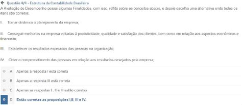 Apol Estrutura Da Contabilidade Brasileira Estrutura Da