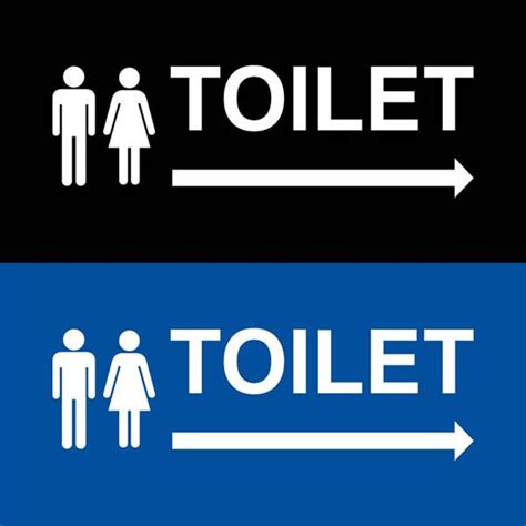 Public Toilet Signs Vector Eps Toilet Sign Room Signage Toilet Signage