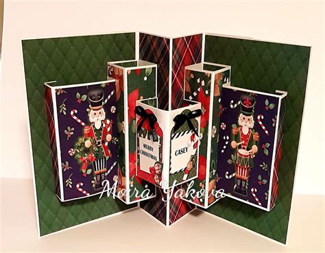 Stampin Up S Christmas Gleaming Bundle Was Used To Create This Triple