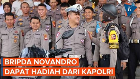 Apresiasi Aksi Heroik Polantas Kubu Raya Kapolri Hadiahkan Motor Baru