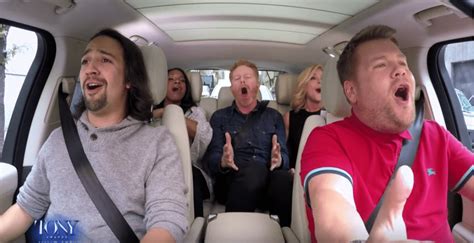 Carpool Karaoke: Lin-Manuel Miranda joins James Corden for Broadway ...