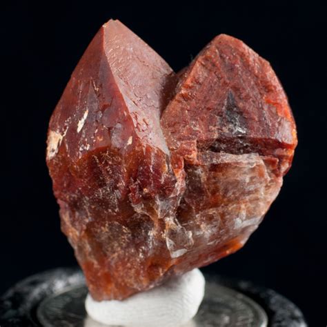 Red Quartz Crystal 18x9 Fire Minerals