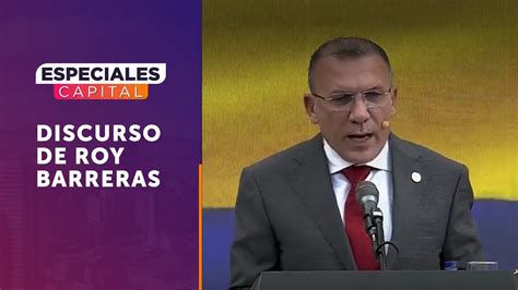 Discurso de Roy Barreras durante la posesión presidencial de Gustavo