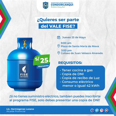 Quieres ser usuario del programa VALE FISE Campañas Municipalidad