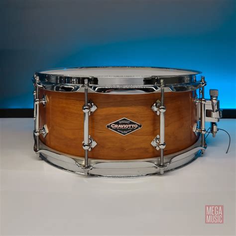 Craviotto Custom Shop Snare Drum X Inch Cherry With Edges