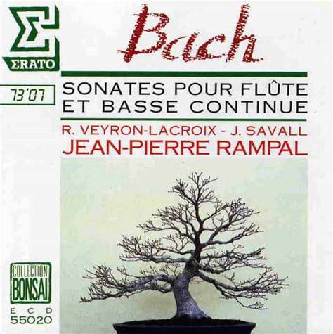 Sonates pour flûte et basse continue by Jean Pierre Rampal Robert