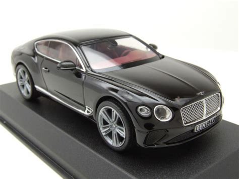 Bentley Continental Gt Schwarz Modellauto Norev Ebay