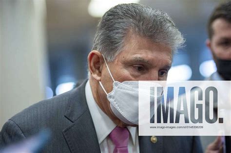 Sen Joe Manchin D Wv Speaks To The Press In The Senate Subway At The