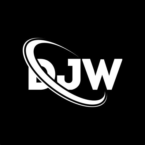 Logotipo De Dj Letra Djw Diseño Del Logotipo De La Letra Djw