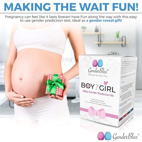 Genderbliss Kit De Prueba De Predicción De Género Prueba De Revelación De Género Para Niños O