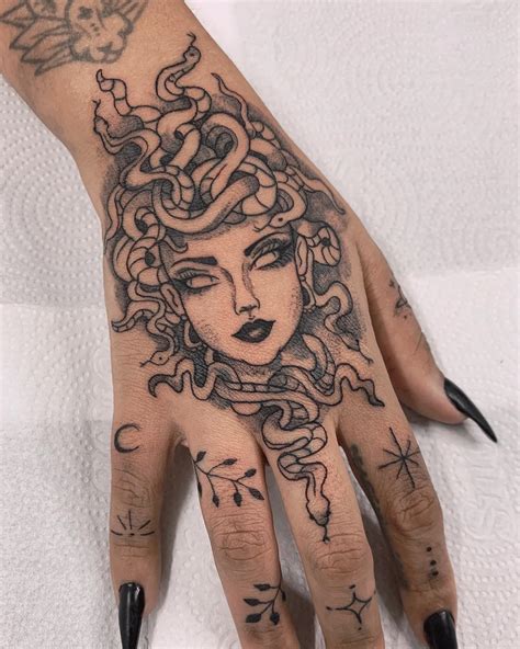 Update More Than 80 Realistic Medusa Hand Tattoo Latest In Coedo Vn