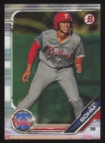 2019 BOWMAN DRAFT BD 162 ALEC BOHM PAPER BASE QTY AVAILABLE PHILLIES EBay