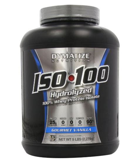 Dymatize Nutrition Iso 100 Whey Protein Powder 5 Lbs Gourmet Vanilla Buy Dymatize Nutrition