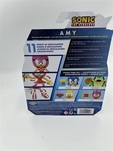 Mavin Jakks Pacific Sonic The Hedgehog Amy With Piko Piko Hammer