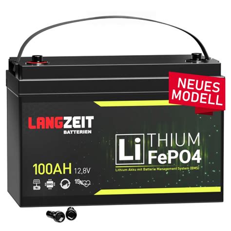 Langzeit LiFePO4 Batterie 100Ah 12V 204 90