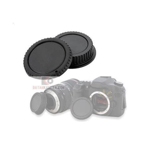 Jual Body Cap And Rear Lens Cover Cap For DSLR Canon EF EF S