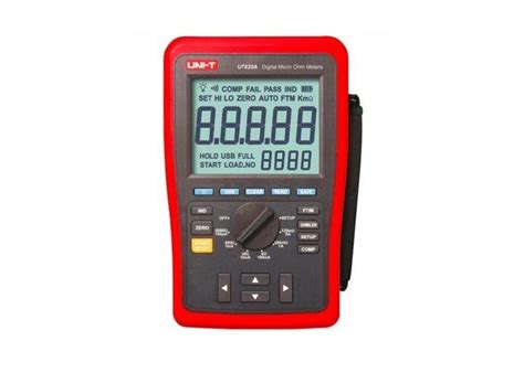 Digital Micro Ohm Meter Dc Low Resistance Tester With Usb Data Hold