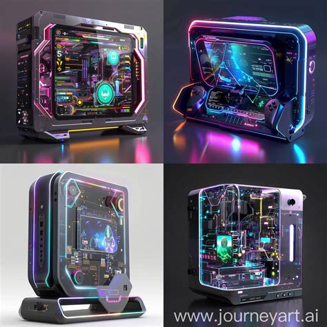 Futuristic stationary gaming console by Pickgameru on DeviantArt