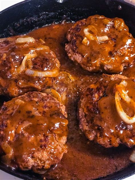 Hamburger Steak With Onions And Gravy Artofit