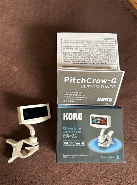 Amazon Co Jp Korg Pitch Crow G Clip On Tuner For Guitar Bass AW