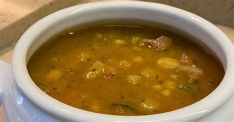 Receita de Sopa de músculo legumes Aprenda a fazer meionorte