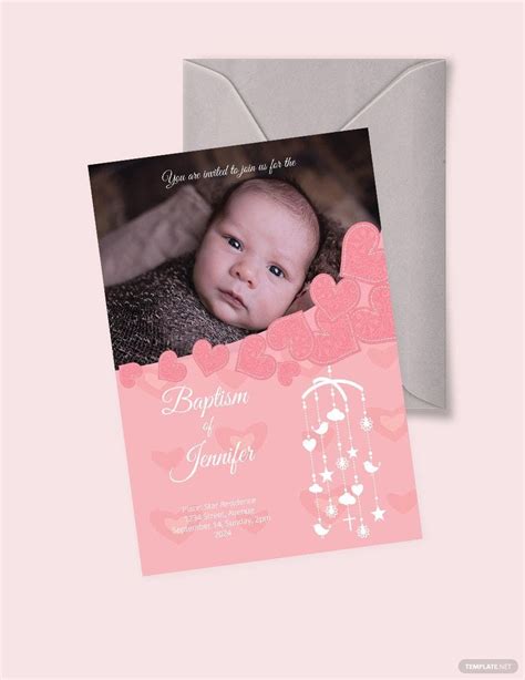 Free Printable, Customizable Baptism Invitation Templates, 46% OFF