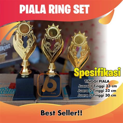 Jual Piala Ring Set Lomba Juara 123 Murah Katalog 5 Shopee Indonesia