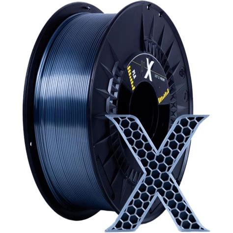 Impressora 3D X Filament PLA Filament SILK Effect 1 75mm 1Kg Prata