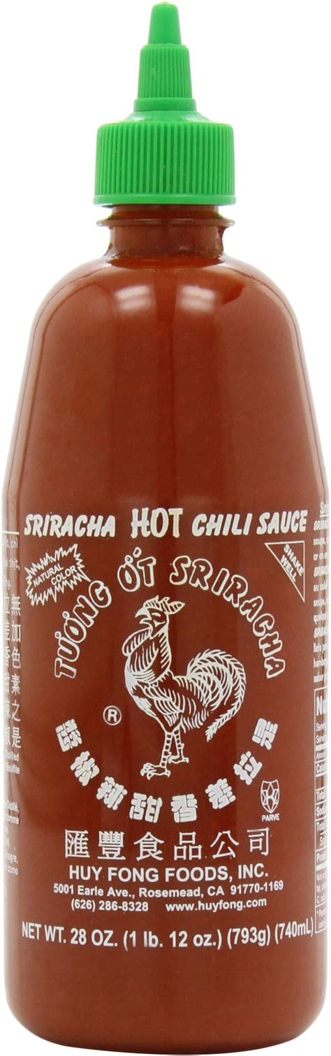 Huy Fong Sriracha Hot Chili Sauce 17 Ounce Bottle