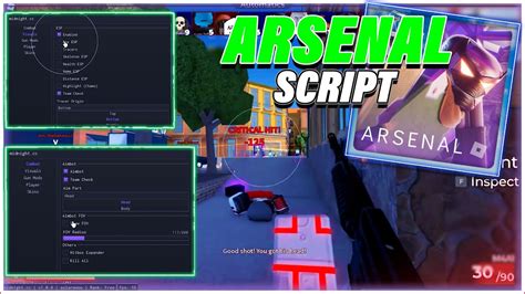 Arsenal Script Hack Gui Silent Aimbot Esp Rapid Fire No Recoil