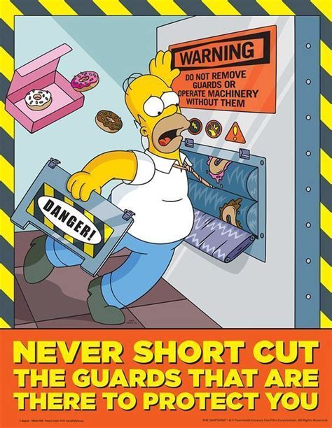 Simpsons Safety Posters The Simpsons Carteles De Seguridad Salud