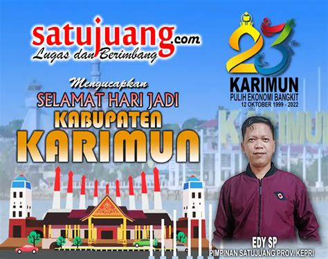 Keluarga Besar Satujuang Mengucapkan Selamat Hari Jadi Kabupaten