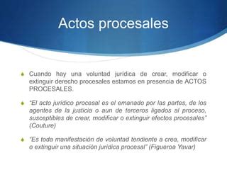 Actos Procesales 1 PPT