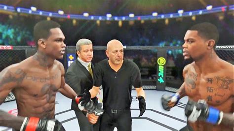 Israel Adesanya Vs Kevin Holland Full Fight UFC 4 Simulation YouTube