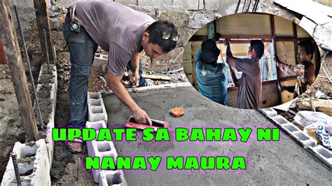 Ladicavlog Update Sa Ginagawang Bahay Ni Nanay Maura Youtube