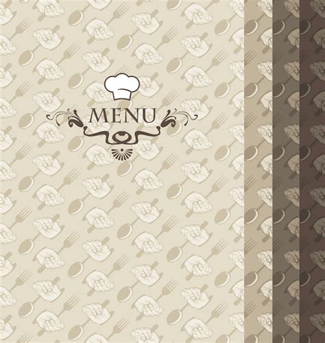 Capa De Menu Retr Para Restaurante Vetor Premium