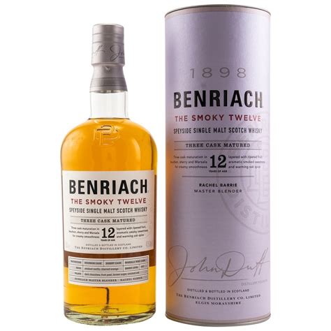 Benriach The Smoky Twelve Three Cask Matured Single Malt Food Drinks