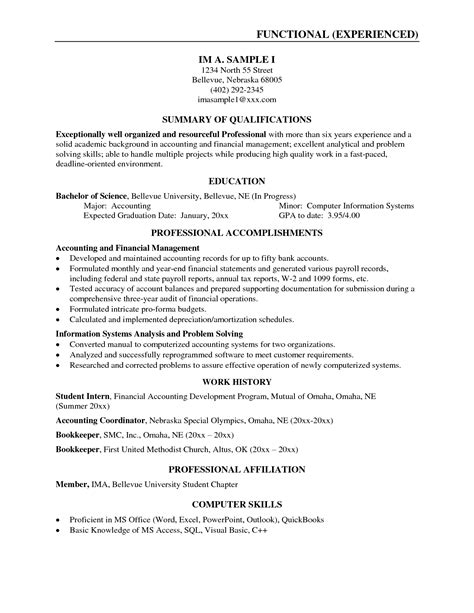 Solution Formal Resume Example Studypool