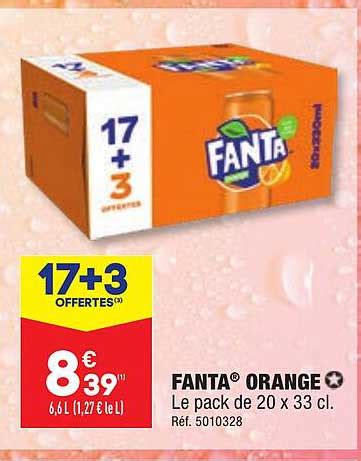 Promo Fanta Orange Chez Aldi Icatalogue Fr