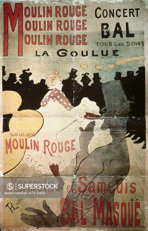 The Moulin Rouge 1891 Henri De Toulouse Lautrec 1864 1901 French Pen And Ink Victoria And Albert