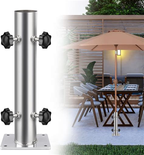 Amazon Stainless Steel Patio Umbrella Stand Reinforced Heavy