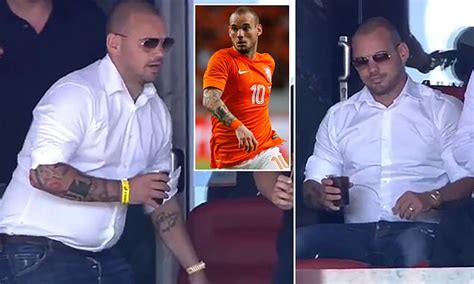 Dutch Legend Wesley Sneijder Shows Dramatic Weight Gain After Retiring