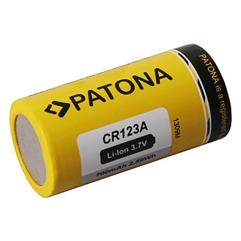 Batterie Ricaricabili Cr A Patona Mah