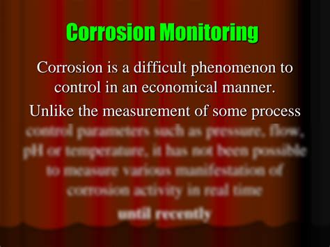 Solution 6 Corrosion Monitoring Quantification Of Corrosion Loss To