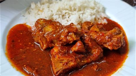 Costilla De Cerdo En Salsa Roja Asada O Tatemada Comiendo Rico Y F Cil