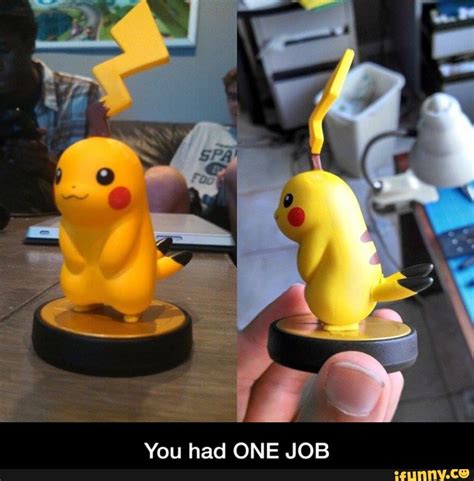 Rip Pikachu Amiibo You Had One Job Know Your Meme