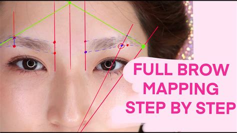 Brow Mapping Diagram