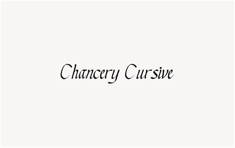 Chancery Cursive - Font Free [ Download Now ]