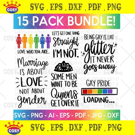 Gay Pride Svg Bundle Lgbt Svg Bundle